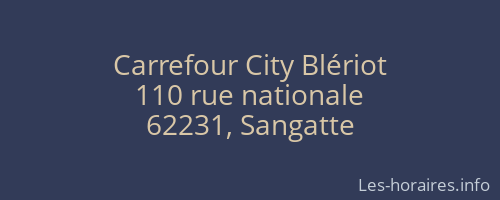 Carrefour City Blériot