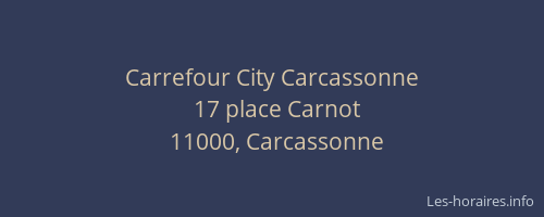 Carrefour City Carcassonne
