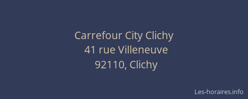 Carrefour City Clichy