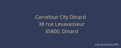 Carrefour City Dinard