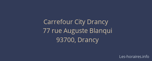 Carrefour City Drancy