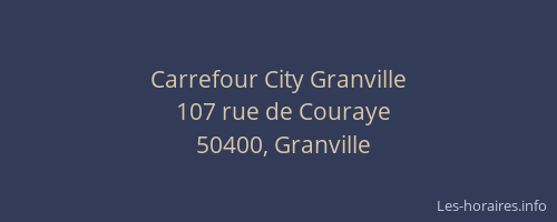 Carrefour City Granville