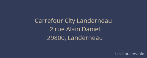 Carrefour City Landerneau