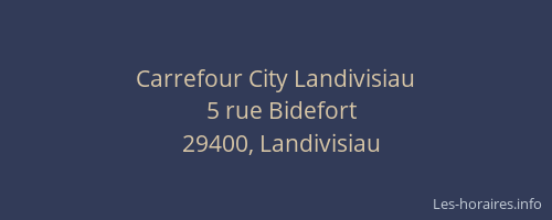 Carrefour City Landivisiau