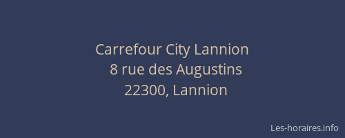 Carrefour City Lannion