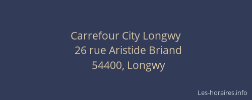 Carrefour City Longwy