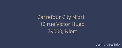 Carrefour City Niort