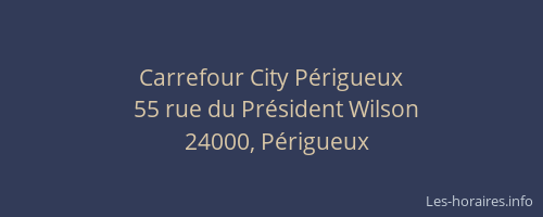 Carrefour City Périgueux