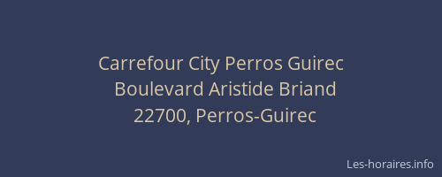 Carrefour City Perros Guirec