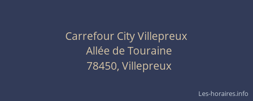 Carrefour City Villepreux