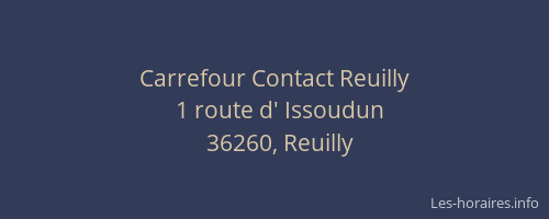 Carrefour Contact Reuilly