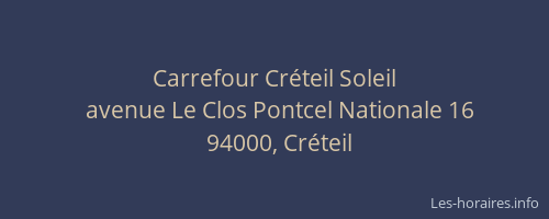 Carrefour Créteil Soleil