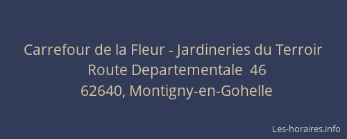 Carrefour de la Fleur - Jardineries du Terroir