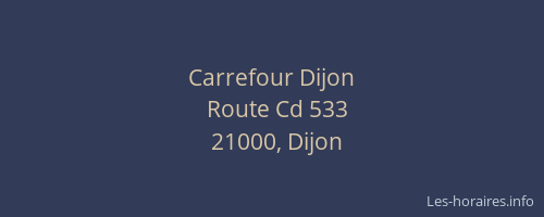 Carrefour Dijon