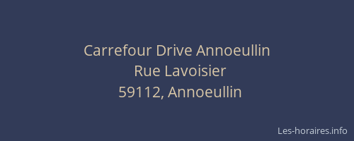 Carrefour Drive Annoeullin