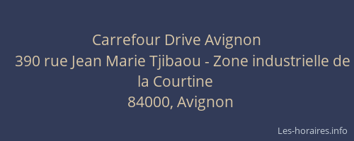 Carrefour Drive Avignon
