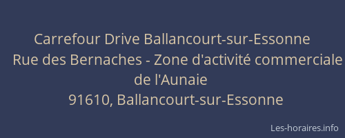 Carrefour Drive Ballancourt-sur-Essonne