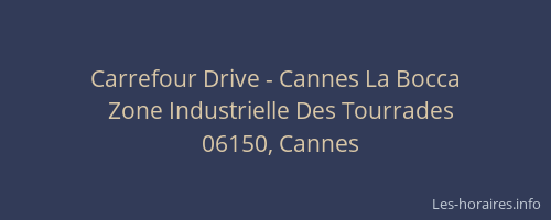 Carrefour Drive - Cannes La Bocca
