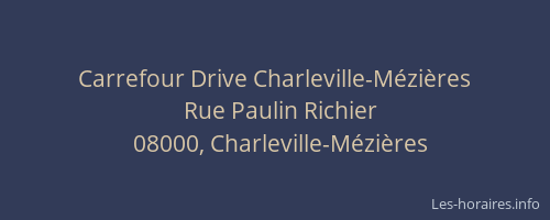 Carrefour Drive Charleville-Mézières