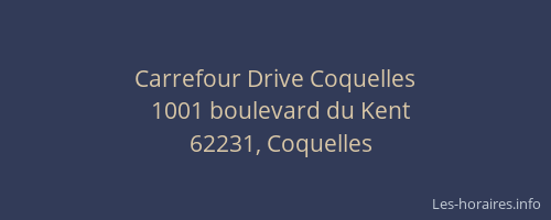 Carrefour Drive Coquelles