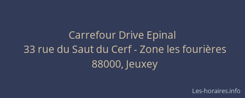 Carrefour Drive Epinal