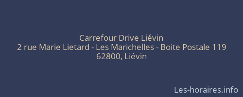Carrefour Drive Liévin