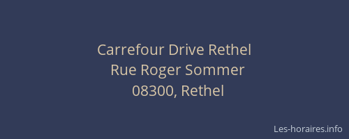 Carrefour Drive Rethel