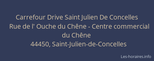 Carrefour Drive Saint Julien De Concelles