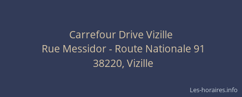Carrefour Drive Vizille