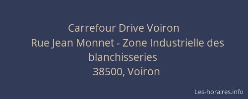 Carrefour Drive Voiron
