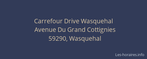 Carrefour Drive Wasquehal