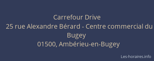 Carrefour Drive