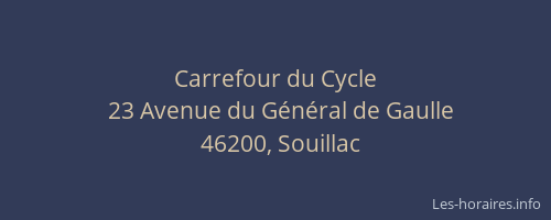 Carrefour du Cycle