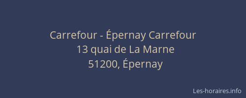 Carrefour - Épernay Carrefour