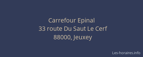 Carrefour Epinal