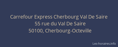 Carrefour Express Cherbourg Val De Saire