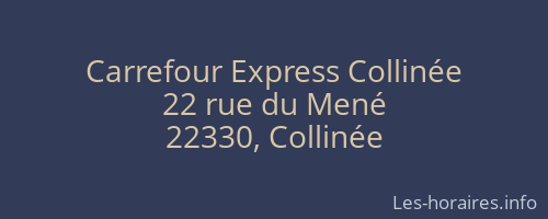 Carrefour Express Collinée