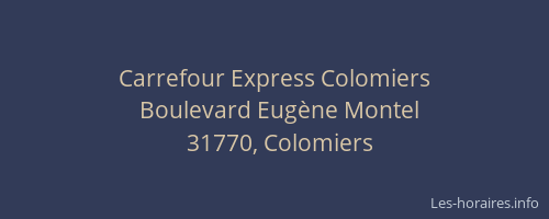 Carrefour Express Colomiers