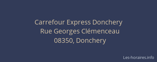 Carrefour Express Donchery
