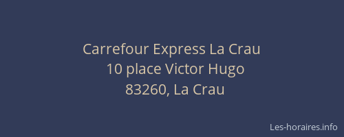 Carrefour Express La Crau