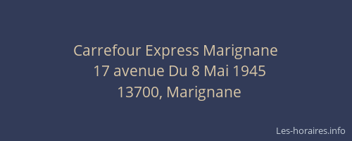 Carrefour Express Marignane