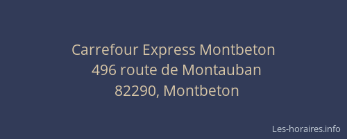 Carrefour Express Montbeton
