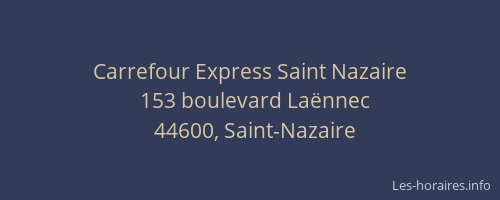 Carrefour Express Saint Nazaire