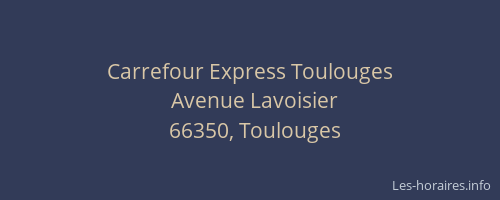 Carrefour Express Toulouges