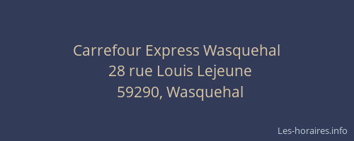 Carrefour Express Wasquehal