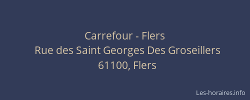 Carrefour - Flers