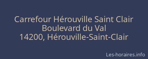 Carrefour Hérouville Saint Clair
