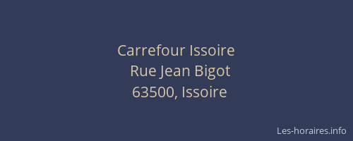 Carrefour Issoire