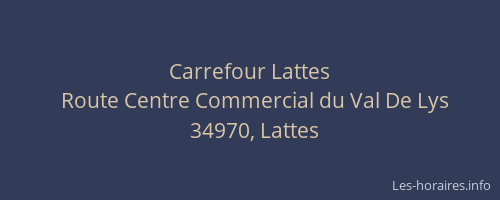 Carrefour Lattes