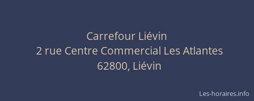 Carrefour Li&eacute;vin